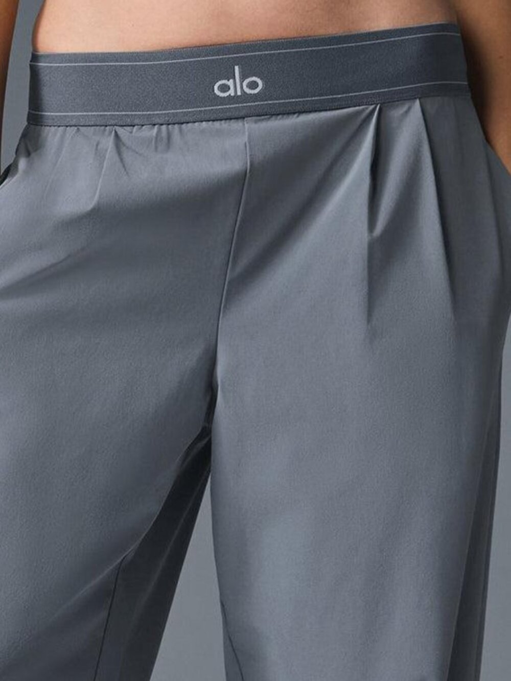 Authentic ALO Yoga Steel Grey (regular )Suit UpTrouser 👖🥰 Brand New - Picture 9 of 10